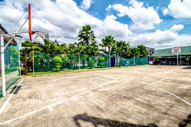 フィリピン留学 Cebu21 - CG Academy-Basketball court-3